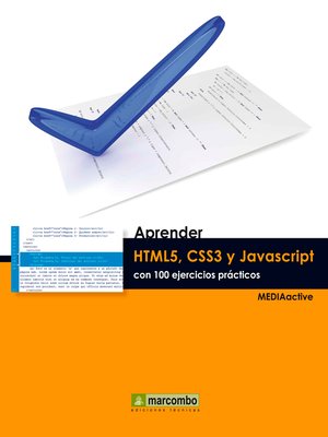cover image of Aprender HTML5, CSS3 y Javascript con 100 ejerecios